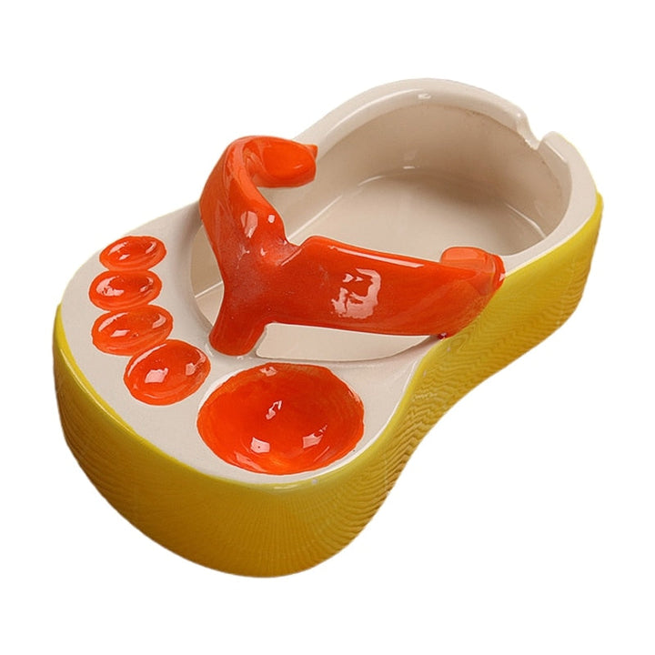 Viskana Ceramic Flip Flop Food Serving Bowl