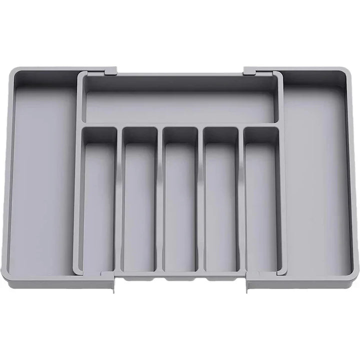Viskana Modulora Cutlery Drawer Insert | Expandable Cutlery Organizer | Adjustable Storage System Made of PP | 38×35 cm