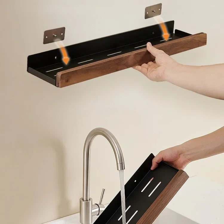 CulinaWood Kitchen Wall Shelf Viskana