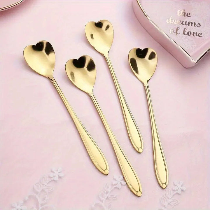HeartSpoonSet – Romantic Spoon Set for Table Viskana