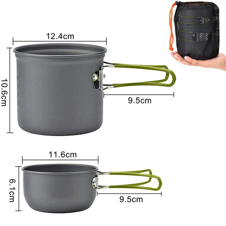 Camping Travel Cookware Kit Viskana