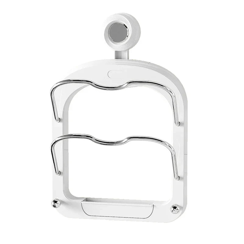Viskana Suction Wall-Mounted Pot Lid Organizer Storage Rack