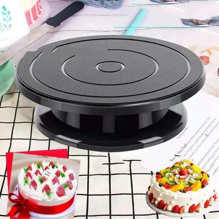 Viskana CakeMagic Turntable | 360° rotatable | Food safe | 28×28×6.4 cm
