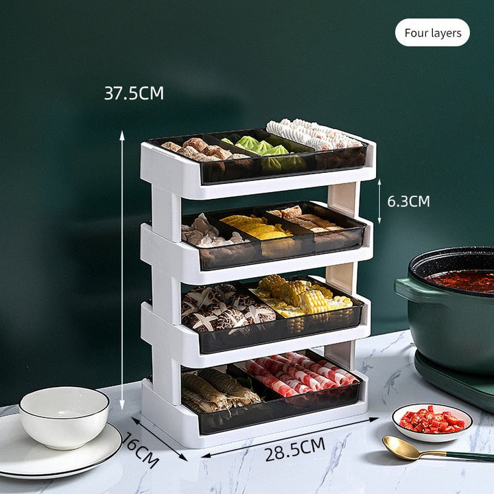 Viskana Layer It On Kitchen Storage Rack