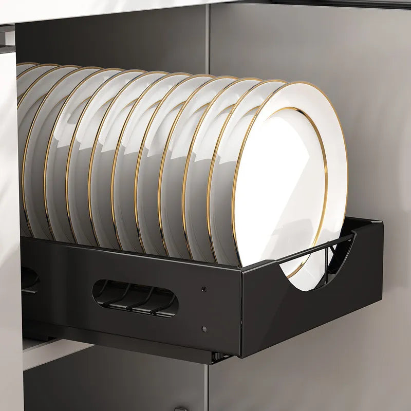 Viskana Under the Cabinet Smart Dish Organizer Rack