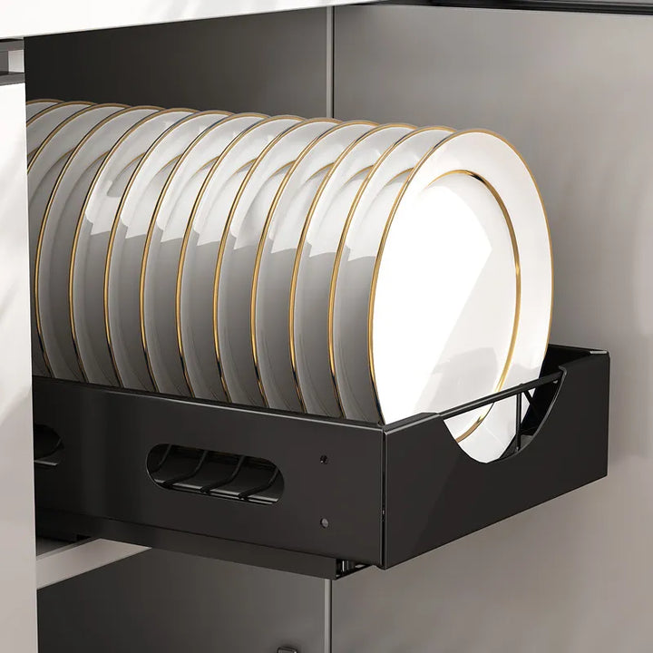 Viskana Under the Cabinet Smart Dish Organizer Rack