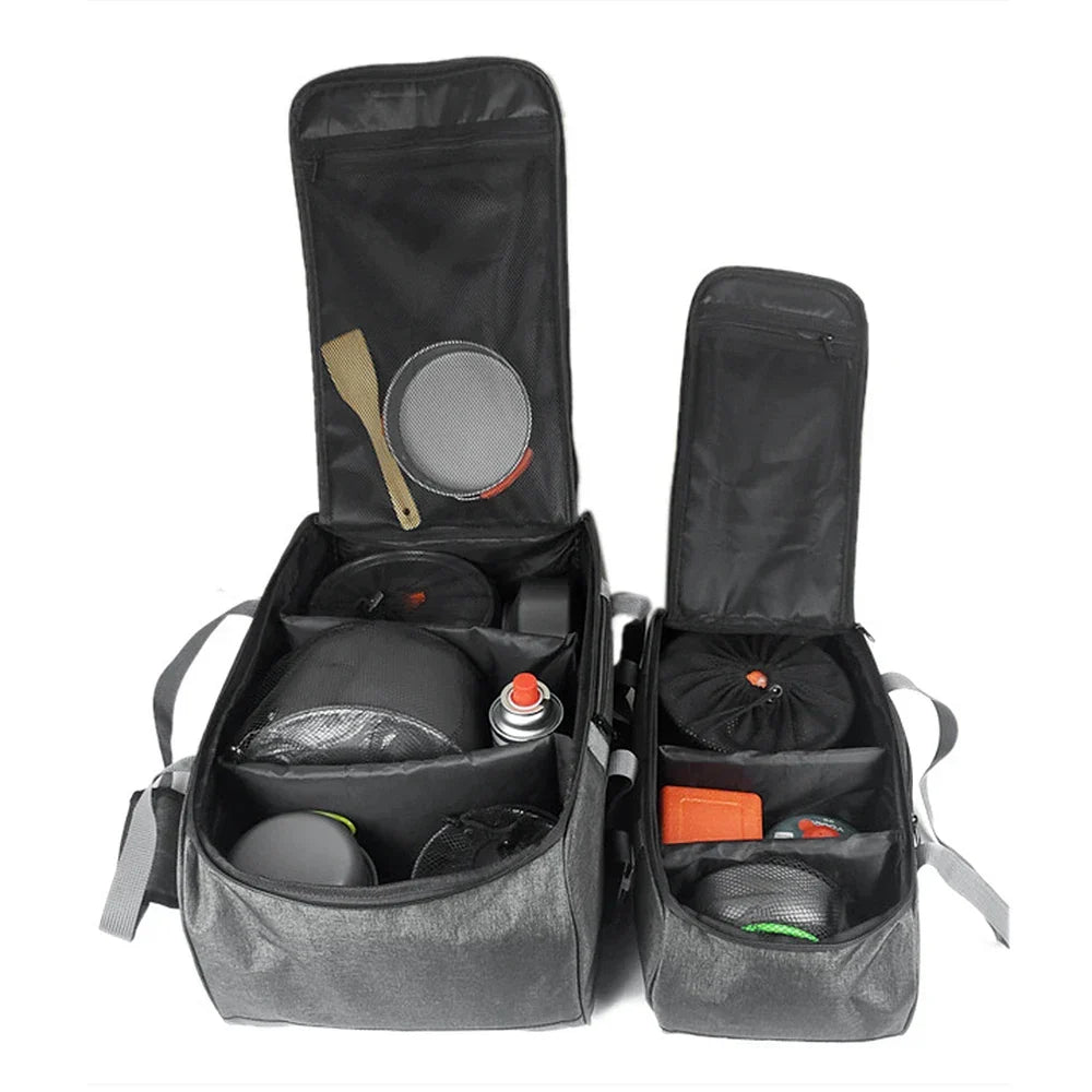 Viskana CAMPGEAR Kitchen Organizer Bag | 33 L Volume | Adjustable Compartments | Durable & Waterproof