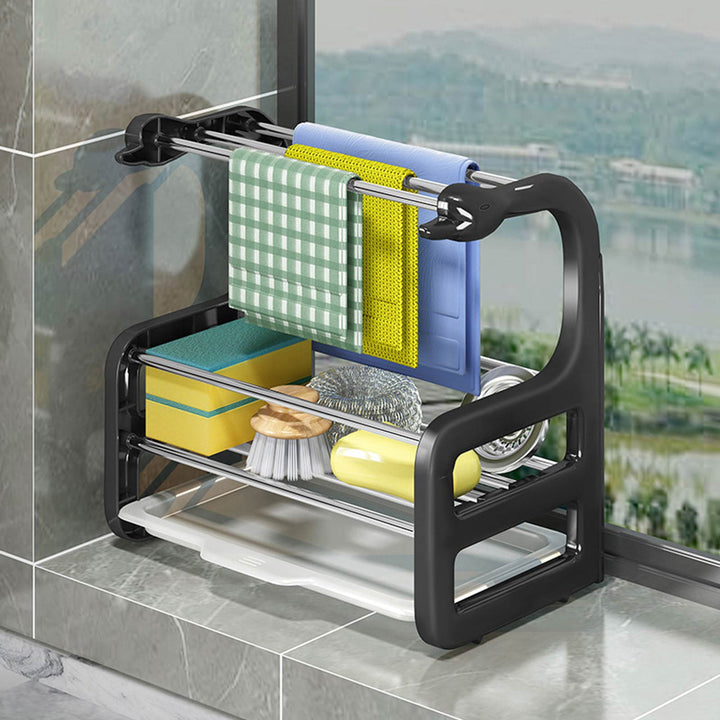 Viskana Creative Kitchen Sponge Holder Drain Rack