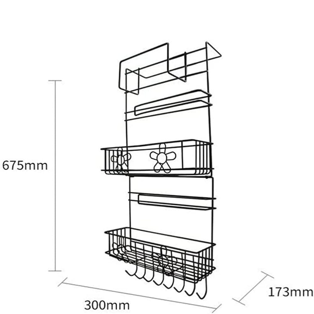 Viskana Super Storage Refrigerator Organizer Spice Rack