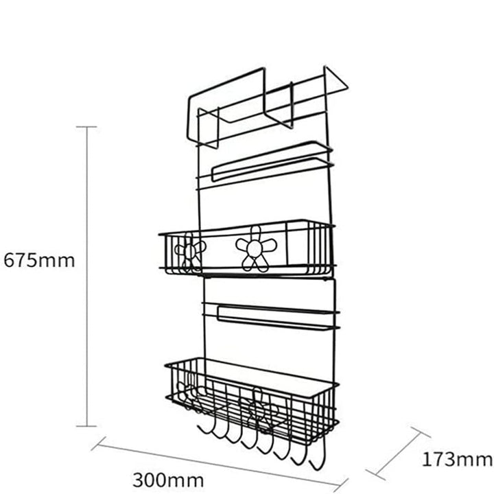 Viskana Super Storage Refrigerator Organizer Spice Rack