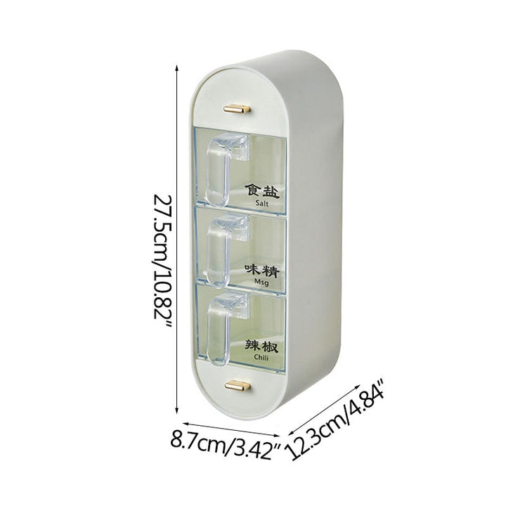 Viskana Kitchen Organizer Wall-Mounted Seasoning Station