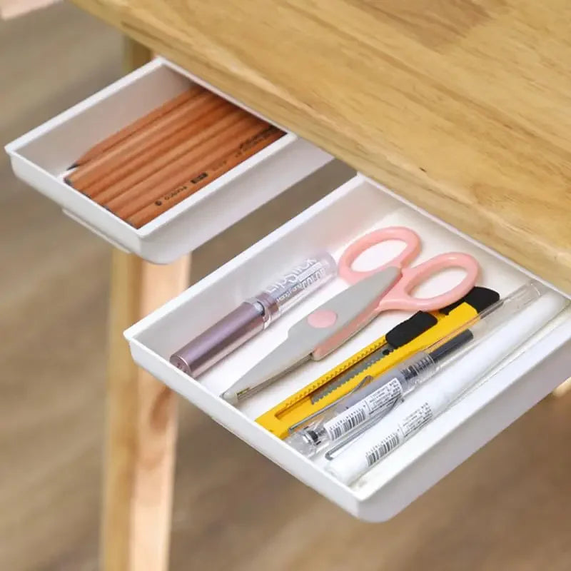 Viskana Self-Adhesive Desk Hidden Storage Box