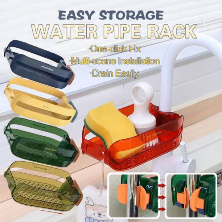 Viskana 2in1 Sponge Holder Sink Organizer Rack
