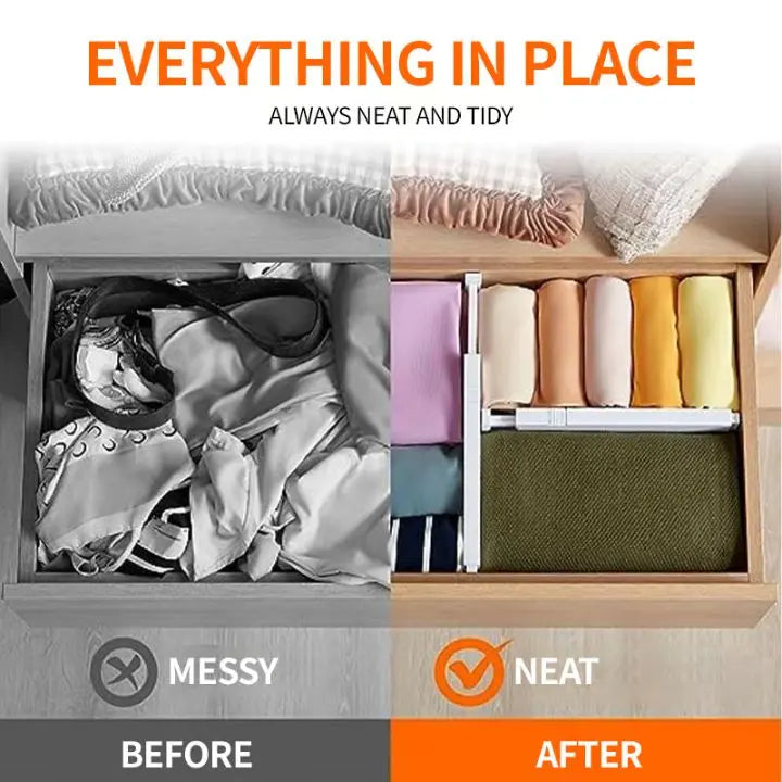 Viskana Drawer Divider – Adjustable Multifunctional Organizer