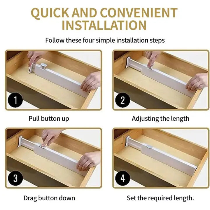 Viskana Drawer Divider – Adjustable Multifunctional Organizer