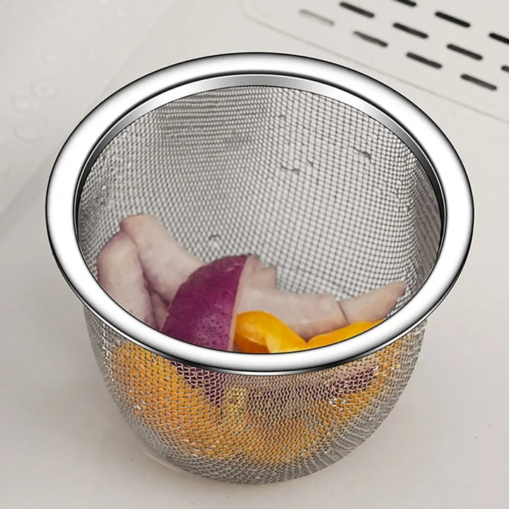 Viskana Stainless Steel Sink Organizer Drain Basket