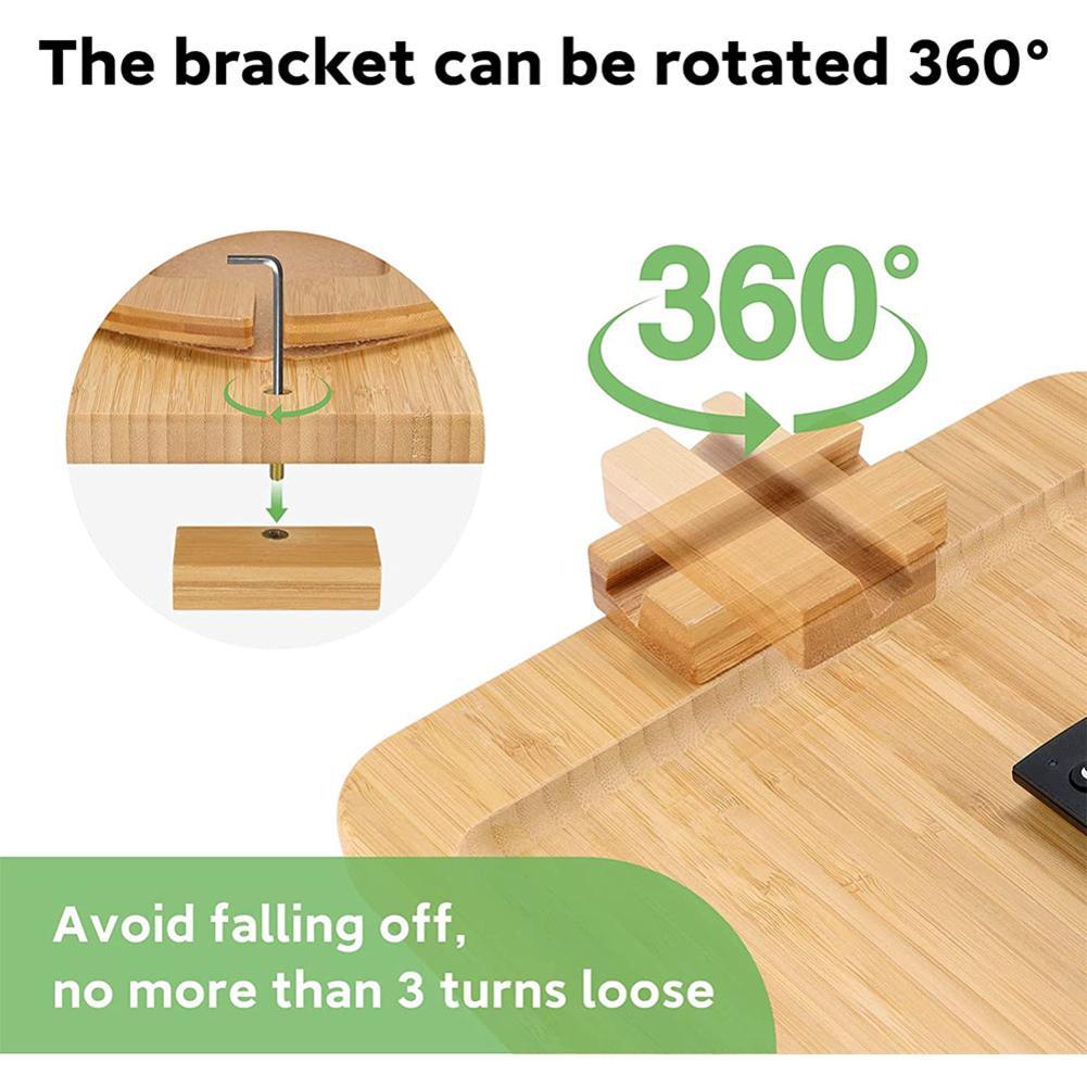 Viskana Comfy Sofa Armrest Wooden Tray