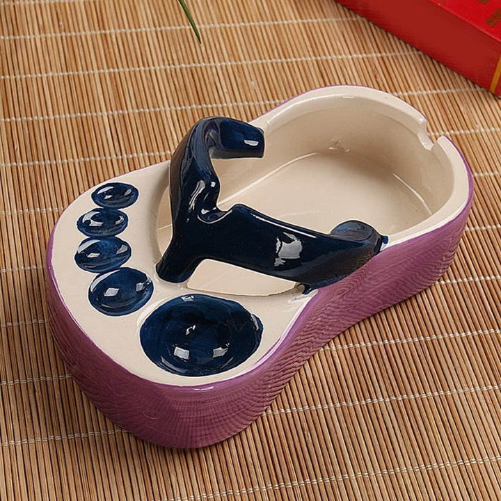 Viskana Ceramic Flip Flop Food Serving Bowl