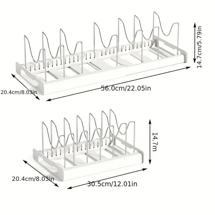 FlexiCook LidMaster – Foldable Kitchen Utensil & Pot Lid Holder for More Organization Viskana