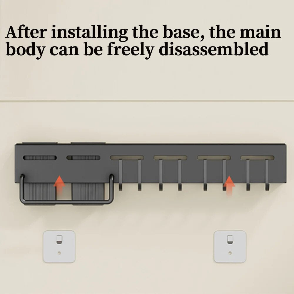Viskana Modern Wall-Mounted Kitchen Organizer Tool Station