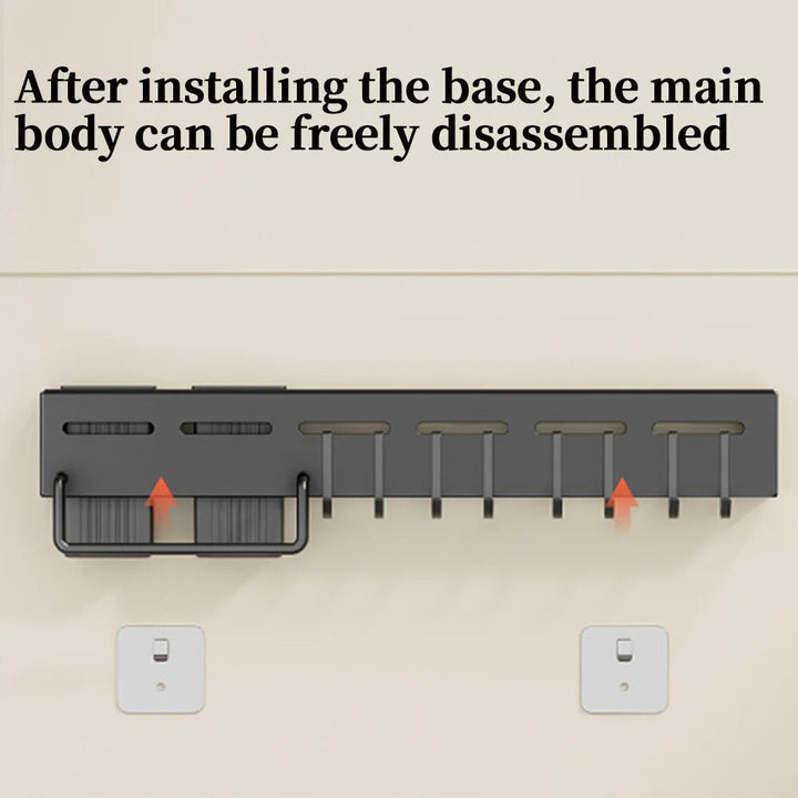 Viskana Modern Wall-Mounted Kitchen Organizer Tool Station