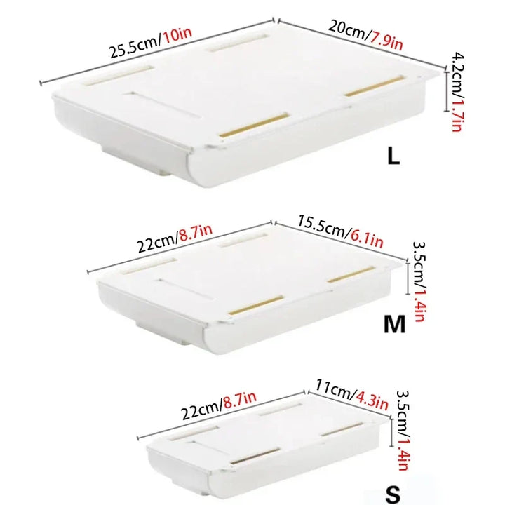Viskana Self-Adhesive Desk Hidden Storage Box
