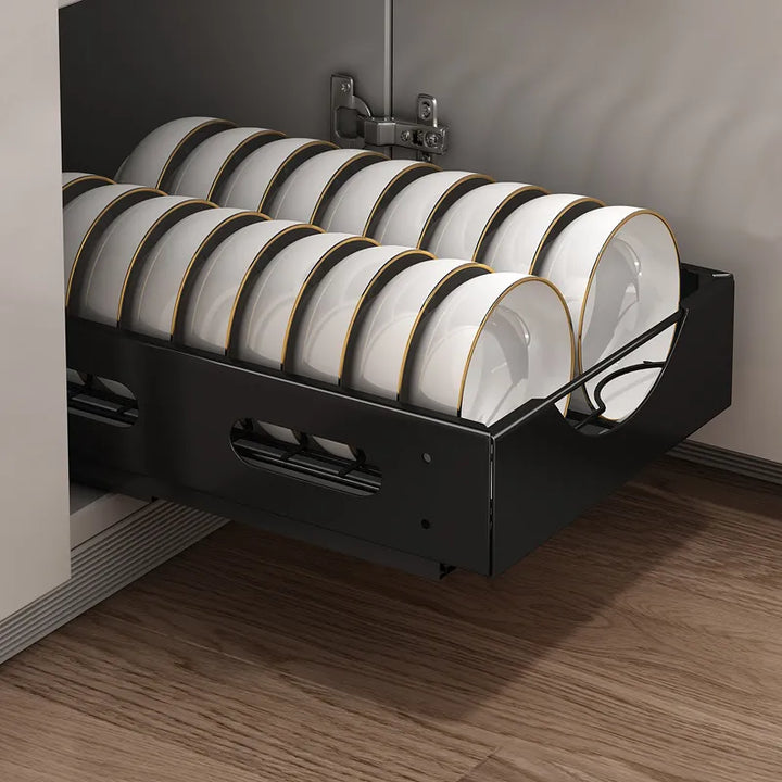 Viskana Under the Cabinet Smart Dish Organizer Rack