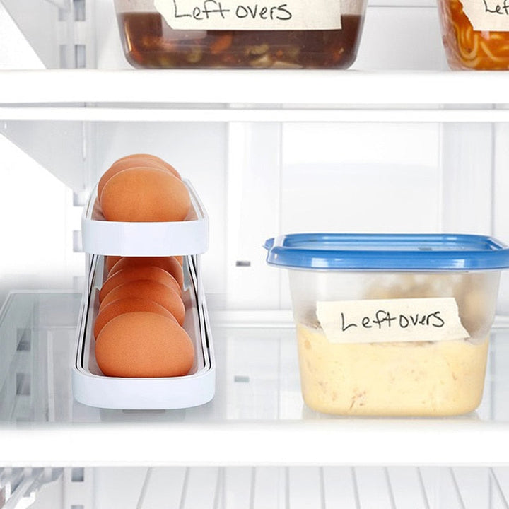 Viskana Automatic Egg Rolling Holder Organizer Rack