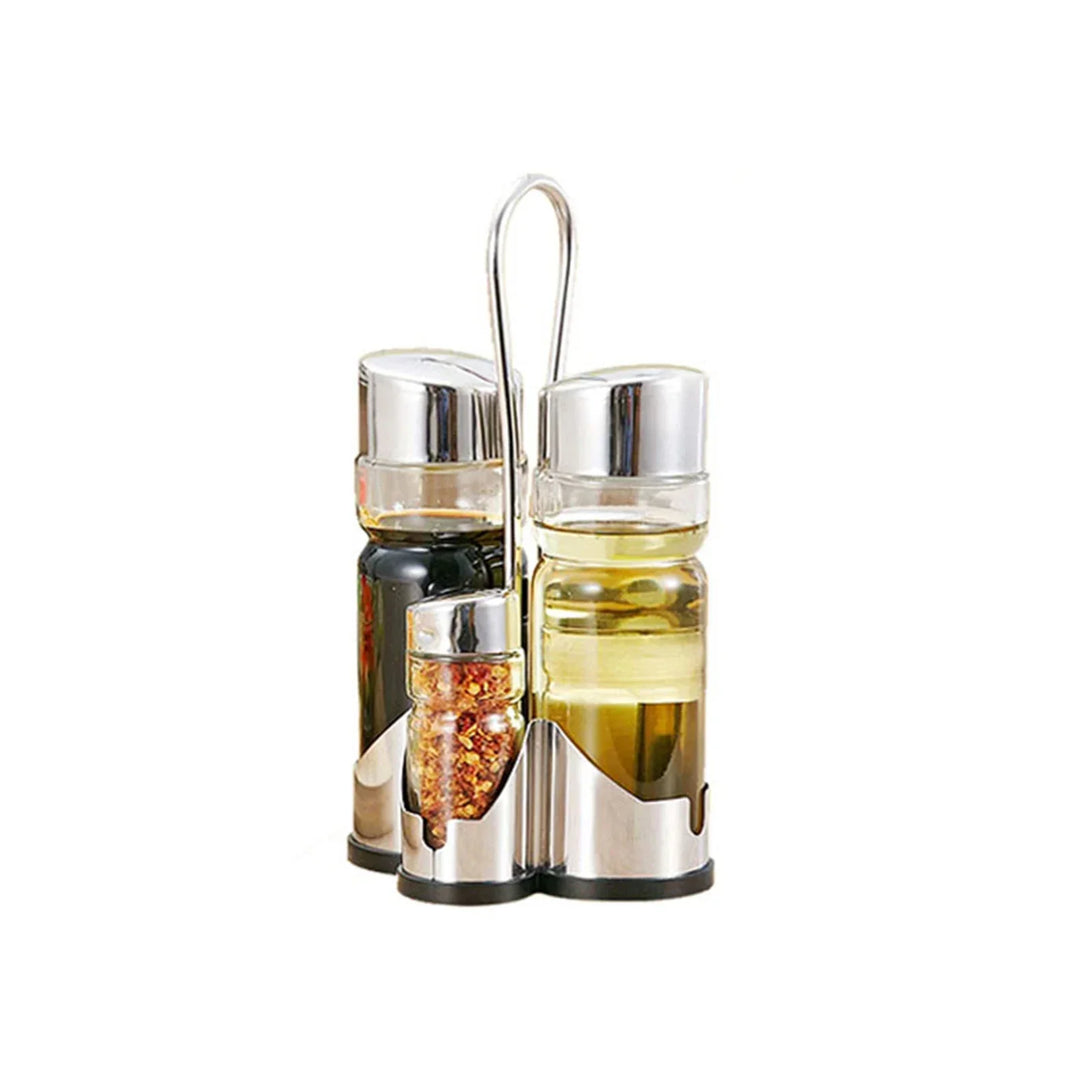 Viskana Transparent spice organizer stylish storage and easy access