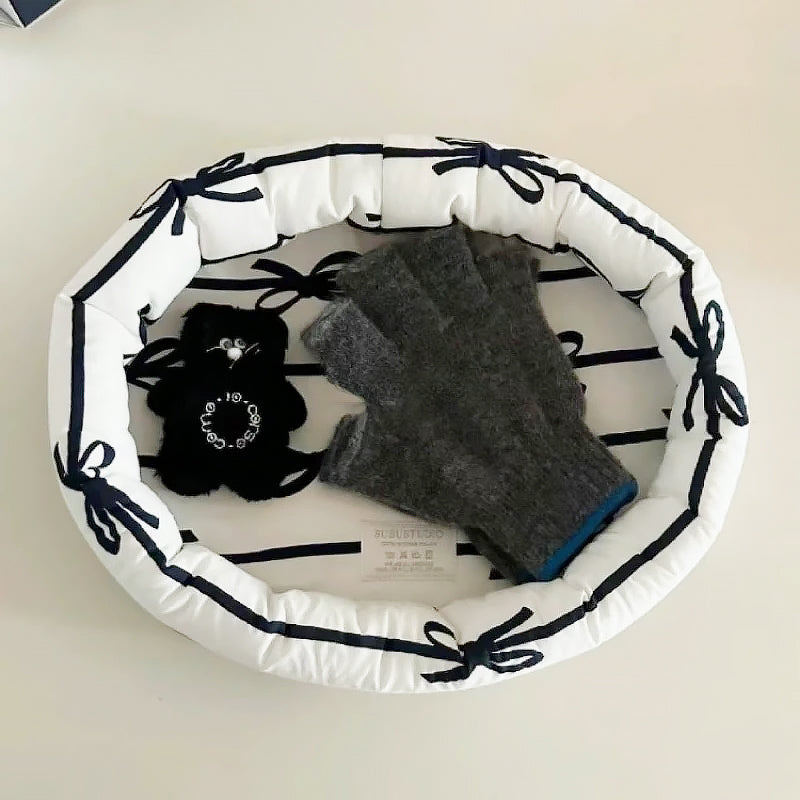 Ribbon Stripe Basket Viskana