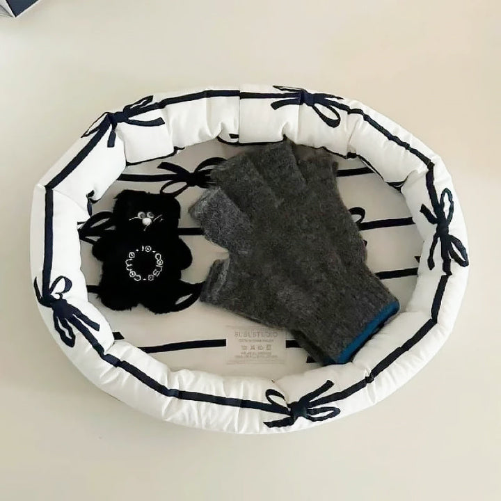 Ribbon Stripe Basket Viskana