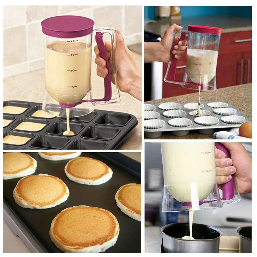 Viskana Effortlessly pour batter for cupcakes and pancakes!
