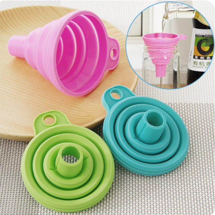 Collapsible Silicone Kitchen Funnel | Viskana