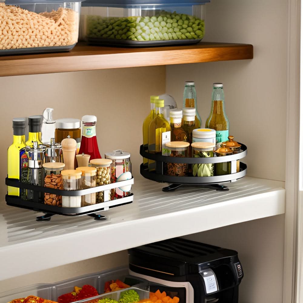 Viskana 360° Rotating Spice Rack Organizer for Countertop