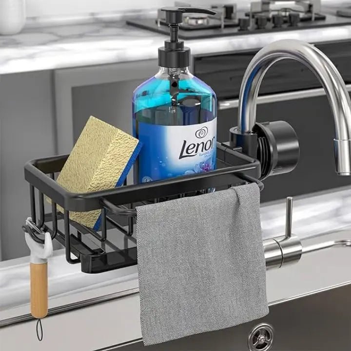 Viskana Faucet sink organizer – stainless steel, compact and practical