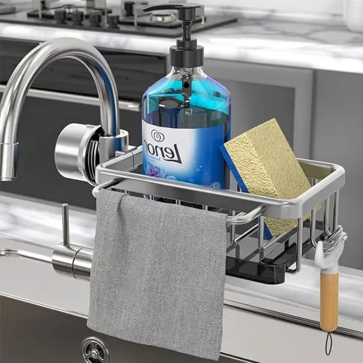 Viskana Faucet sink organizer – stainless steel, compact and practical