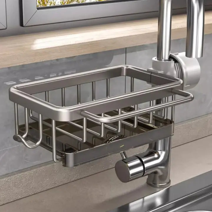 Viskana Faucet sink organizer – stainless steel, compact and practical