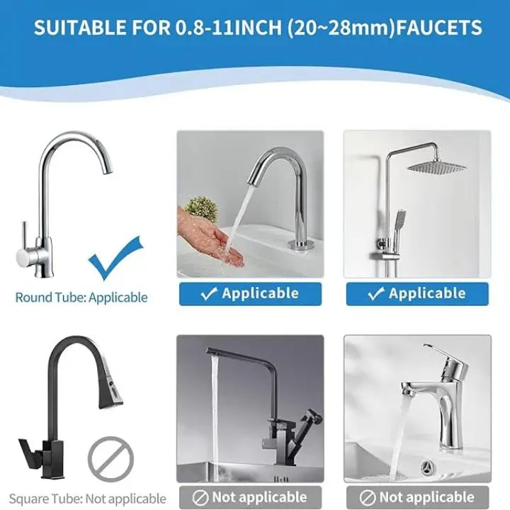 Viskana Faucet sink organizer – stainless steel, compact and practical
