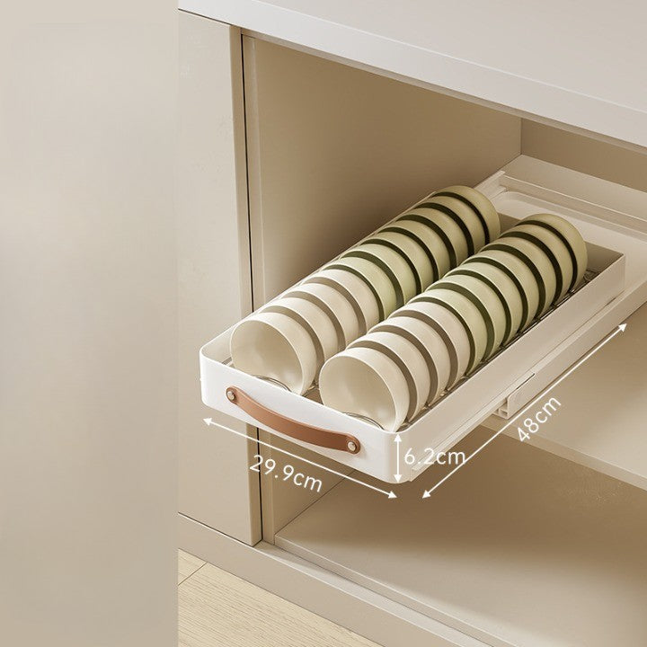 Viskana Stainless Steel Pull-Out Storage Kitchen Organizer Tray