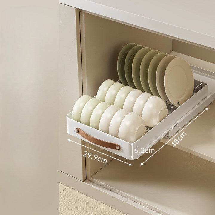 Viskana Stainless Steel Pull-Out Storage Kitchen Organizer Tray
