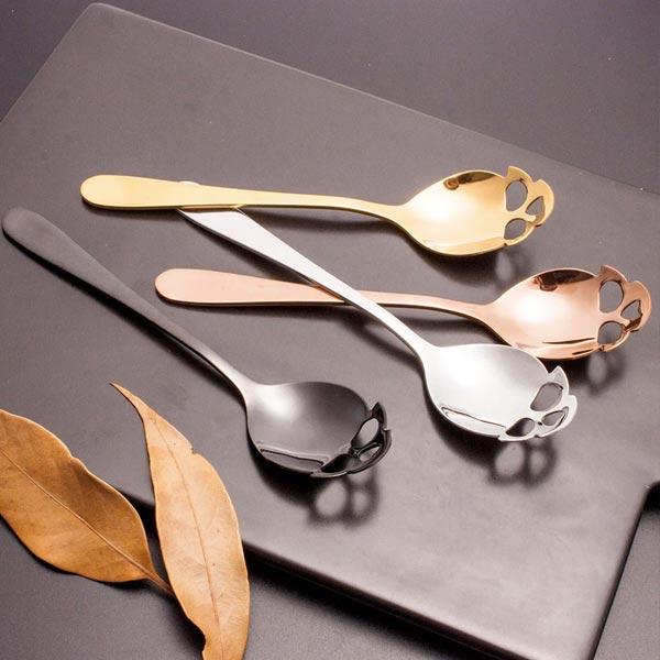 Stainless Steel Skull Teaspoon | Viskana
