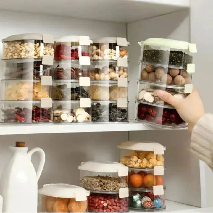 Viskana Stackable multi-layer spice box (5 pieces)