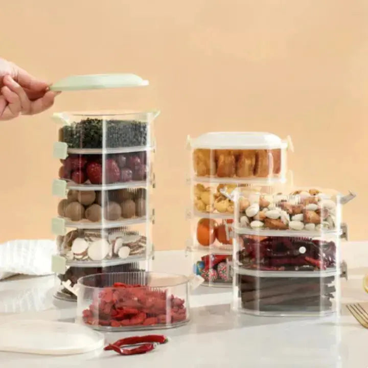 Viskana Stackable multi-layer spice box (5 pieces)