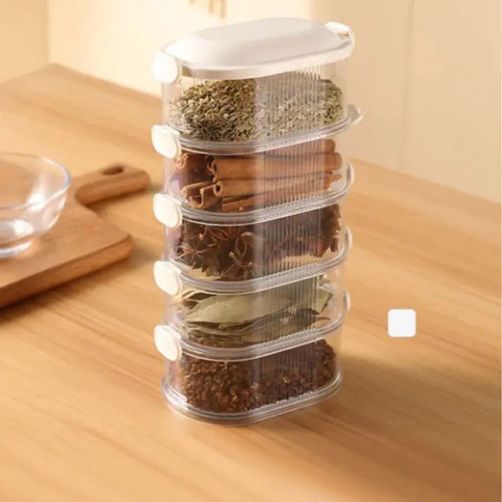 Viskana Stackable multi-layer spice box (5 pieces)