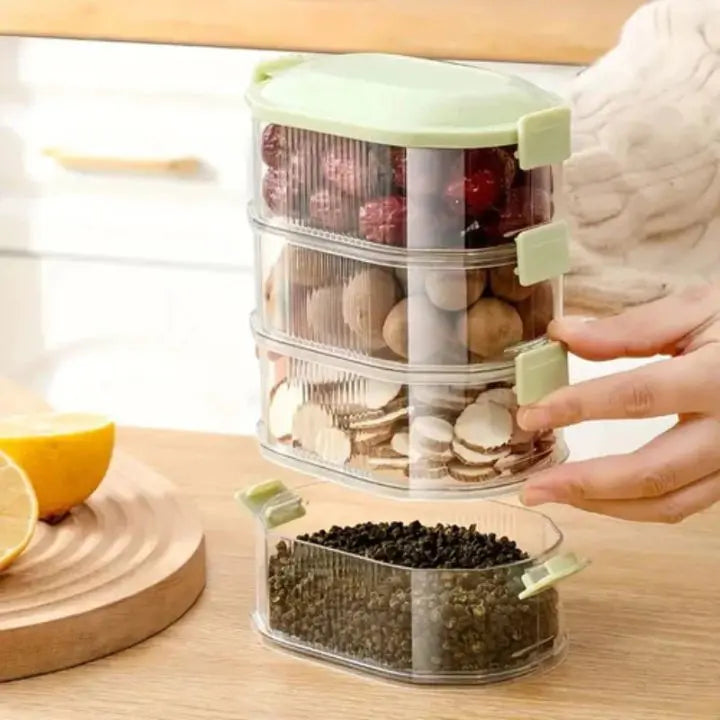 Viskana Stackable multi-layer spice box (5 pieces)