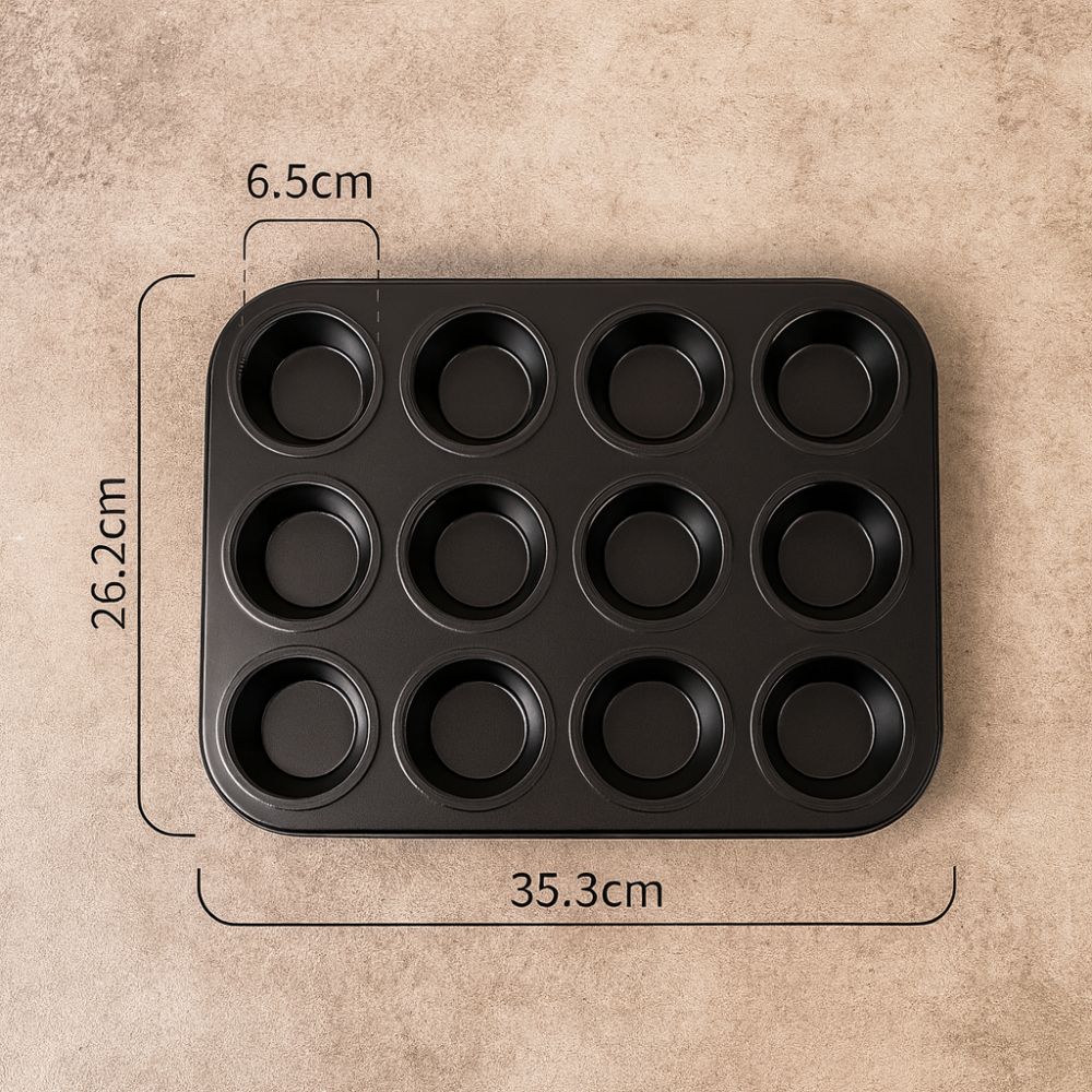 Viskana Sweet Bake Cupcake & Muffin Tray Pan