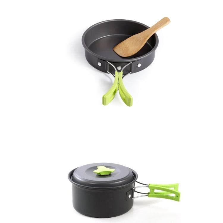 Viskana Camping dishes Outdoor cookware set (Green)