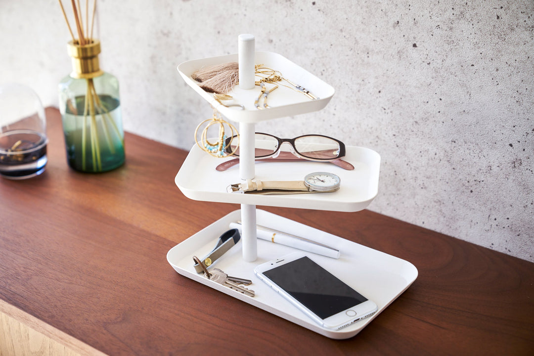 Viskana Three-Tier Accessory Tray - Steel