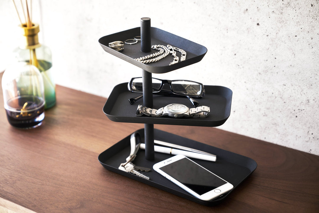 Viskana Three-Tier Accessory Tray - Steel