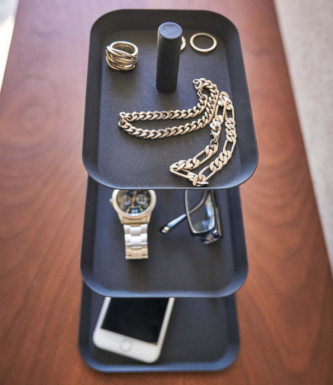 Viskana Three-Tier Accessory Tray - Steel